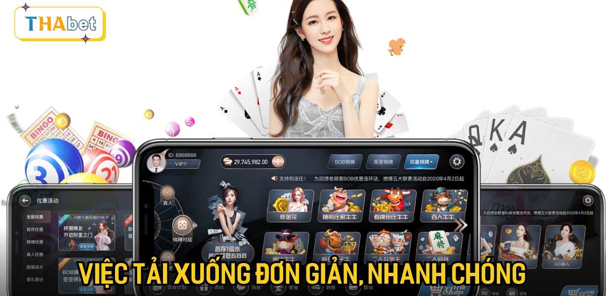Việc tải xuống đơn giản, nhanh chóng